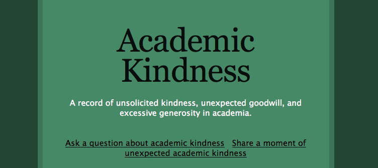 academic kindness screenshot
